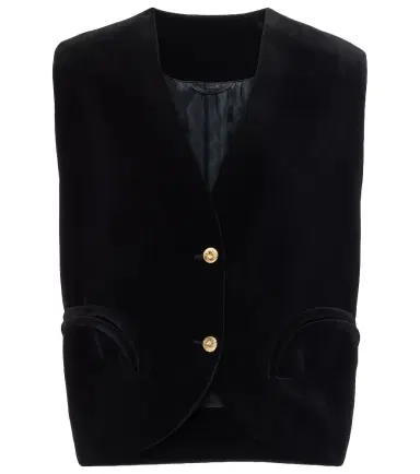 Blaze Milano Blazé Milano Gliss cotton velvet vest | Thumbnail 1 Blaze Milano Blazé Milano Gliss cotton velvet vest | Thumbnail 1