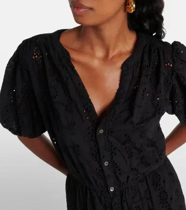 Velvet Rorio embroidered cotton midi dress | Thumbnail 4 Velvet Rorio embroidered cotton midi dress | Thumbnail 4