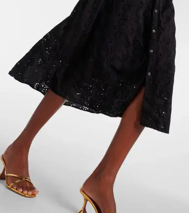Velvet Rorio embroidered cotton midi dress | Thumbnail 5 Velvet Rorio embroidered cotton midi dress | Thumbnail 5