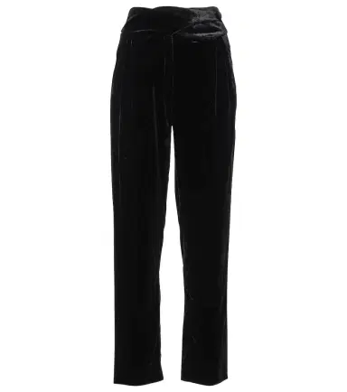 Blaze Milano Blazé Milano Afterglow high-rise velvet slim pants | Thumbnail 1 Blaze Milano Blazé Milano Afterglow high-rise velvet slim pants | Thumbnail 1