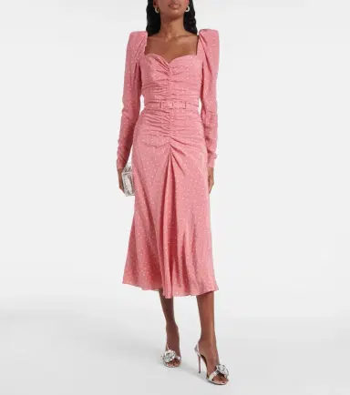 Alessandra Rich Polka-dot silk maxi dress | Thumbnail 2 Alessandra Rich Polka-dot silk maxi dress | Thumbnail 2
