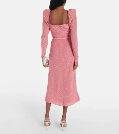 Alessandra Rich Polka-dot silk maxi dress | Thumbnail 4 Alessandra Rich Polka-dot silk maxi dress | Thumbnail 4