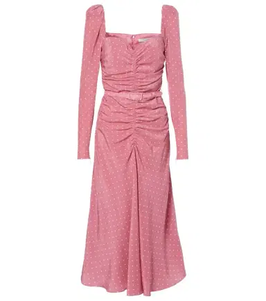 Alessandra Rich Polka-dot silk maxi dress | Thumbnail 1 Alessandra Rich Polka-dot silk maxi dress | Thumbnail 1