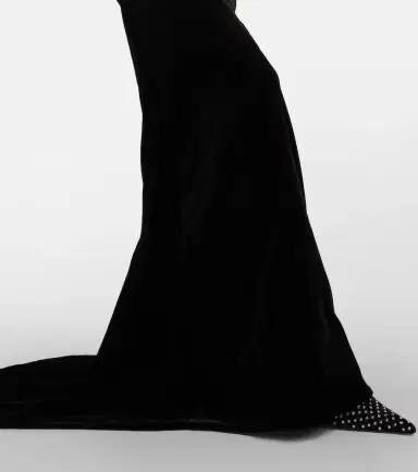 Alessandra Rich Bow-detail off-shoulder velvet gown | Thumbnail 5 Alessandra Rich Bow-detail off-shoulder velvet gown | Thumbnail 5