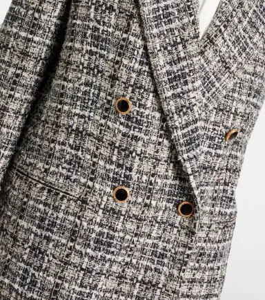 Alessandra Rich Wool lamé tweed blazer | Thumbnail 2 Alessandra Rich Wool lamé tweed blazer | Thumbnail 2