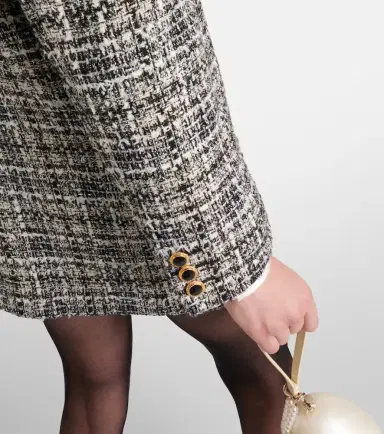 Alessandra Rich Wool lamé tweed blazer | Thumbnail 6 Alessandra Rich Wool lamé tweed blazer | Thumbnail 6