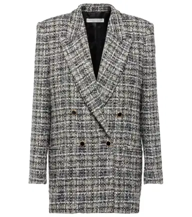 Alessandra Rich Wool lamé tweed blazer | Thumbnail 1 Alessandra Rich Wool lamé tweed blazer | Thumbnail 1