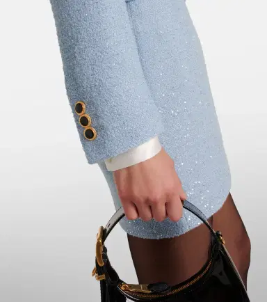 Alessandra Rich Sequined tweed jacket | Thumbnail 3 Alessandra Rich Sequined tweed jacket | Thumbnail 3