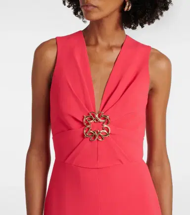 Elie Saab Gathered embellished cady gown | Thumbnail 3 Elie Saab Gathered embellished cady gown | Thumbnail 3