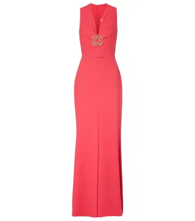 Elie Saab Gathered embellished cady gown | Thumbnail 1 Elie Saab Gathered embellished cady gown | Thumbnail 1