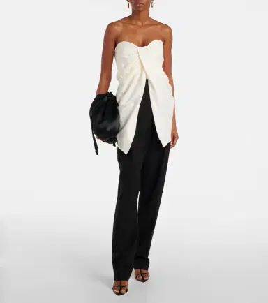 Tove Tuiren draped linen and cotton-blend top | Thumbnail 4 Tove Tuiren draped linen and cotton-blend top | Thumbnail 4