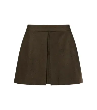 Ami Paris Wool flannel miniskirt | Thumbnail 1 Ami Paris Wool flannel miniskirt | Thumbnail 1