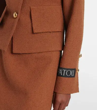 Patou Iconic wool and cotton-blend jacket | Thumbnail 2 Patou Iconic wool and cotton-blend jacket | Thumbnail 2