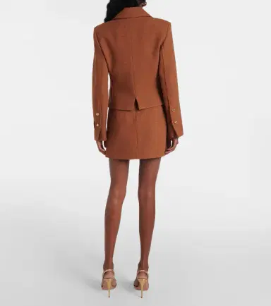 Patou Iconic wool and cotton-blend jacket | Thumbnail 4 Patou Iconic wool and cotton-blend jacket | Thumbnail 4