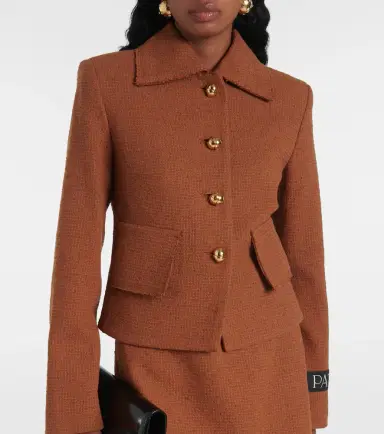 Patou Iconic wool and cotton-blend jacket | Thumbnail 5 Patou Iconic wool and cotton-blend jacket | Thumbnail 5
