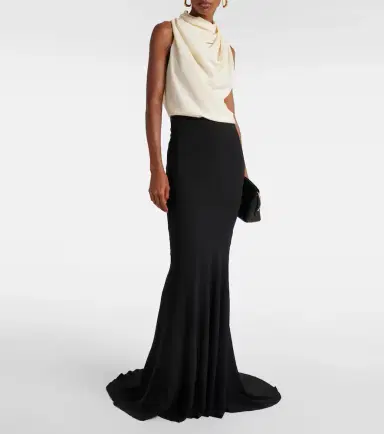Patou Crêpe maxi skirt | Thumbnail 2 Patou Crêpe maxi skirt | Thumbnail 2
