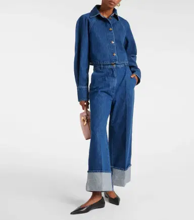 Patou Cropped denim shirt | Thumbnail 2 Patou Cropped denim shirt | Thumbnail 2