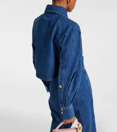Patou Cropped denim shirt | Thumbnail 4 Patou Cropped denim shirt | Thumbnail 4