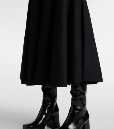 Patou Peplum wool-blend midi skirt | Thumbnail 3 Patou Peplum wool-blend midi skirt | Thumbnail 3