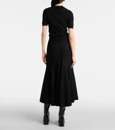 Patou Peplum wool-blend midi skirt | Thumbnail 4 Patou Peplum wool-blend midi skirt | Thumbnail 4