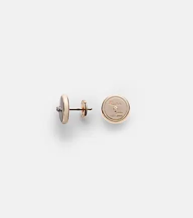 Pomellato Pom Pom Dot 18kt rose gold earrings with mother of pearl and diamonds | Thumbnail 4 Pomellato Pom Pom Dot 18kt rose gold earrings with mother of pearl and diamonds | Thumbnail 4