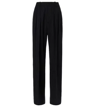 Plan C Pinstripe wool-blend wide-leg pants | Thumbnail 1 Plan C Pinstripe wool-blend wide-leg pants | Thumbnail 1