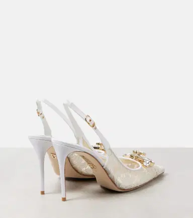 Dolce & Gabbana Rainbow lace slingback pumps | Thumbnail 3 Dolce & Gabbana Rainbow lace slingback pumps | Thumbnail 3