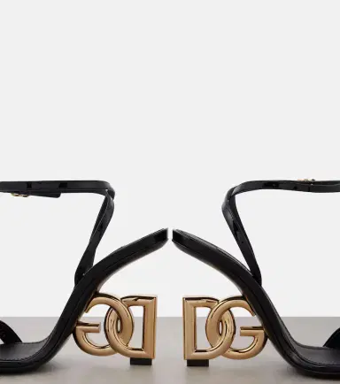 Dolce & Gabbana Keira logo patent leather sandals | Thumbnail 4 Dolce & Gabbana Keira logo patent leather sandals | Thumbnail 4
