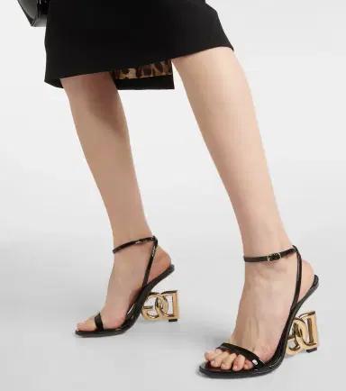 Dolce & Gabbana Keira logo patent leather sandals | Thumbnail 5 Dolce & Gabbana Keira logo patent leather sandals | Thumbnail 5