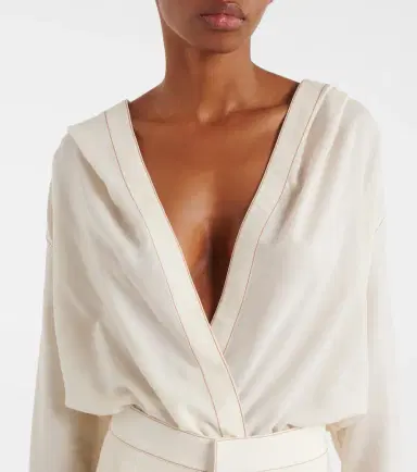 Alaïa Alaïa Hooded wool-blend bodysuit | Thumbnail 2 Alaïa Alaïa Hooded wool-blend bodysuit | Thumbnail 2