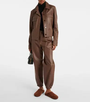 Joseph Leather sweatpants | Thumbnail 2 Joseph Leather sweatpants | Thumbnail 2