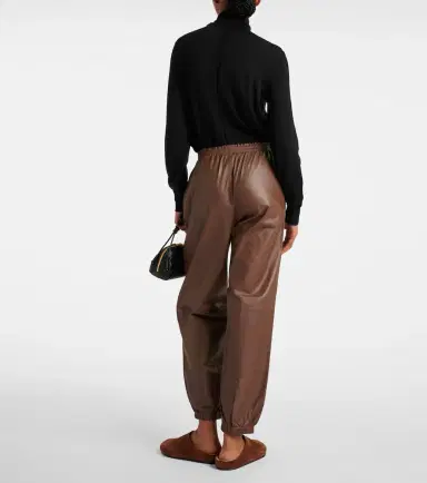 Joseph Leather sweatpants | Thumbnail 4 Joseph Leather sweatpants | Thumbnail 4