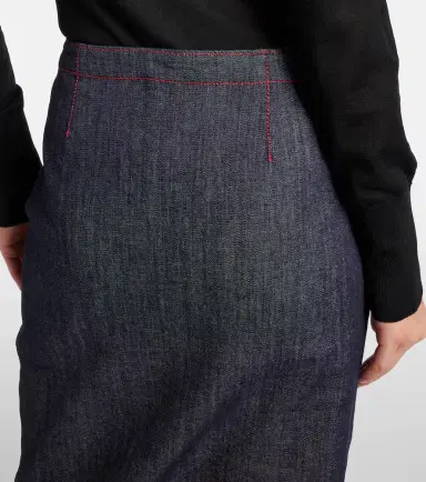 Alaïa Alaïa Denim skirt pants | Thumbnail 2 Alaïa Alaïa Denim skirt pants | Thumbnail 2
