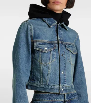 Alaïa Alaïa Denim jacket | Thumbnail 4 Alaïa Alaïa Denim jacket | Thumbnail 4
