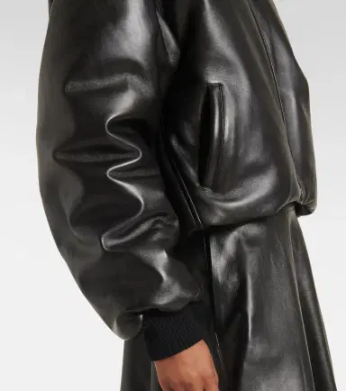 Alaïa Alaïa Leather bomber jacket | Thumbnail 5 Alaïa Alaïa Leather bomber jacket | Thumbnail 5
