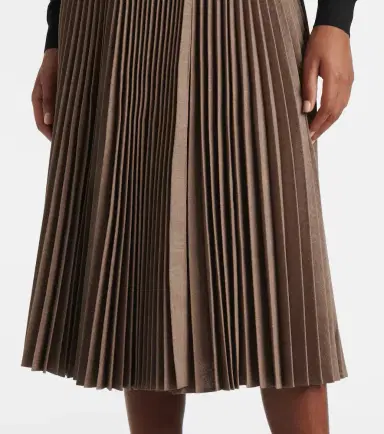 Burberry Pleated wool midi skirt | Thumbnail 5 Burberry Pleated wool midi skirt | Thumbnail 5