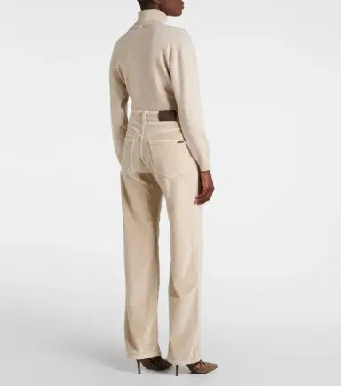 Brunello Cucinelli Dyed cotton wide-leg pants | Thumbnail 5 Brunello Cucinelli Dyed cotton wide-leg pants | Thumbnail 5