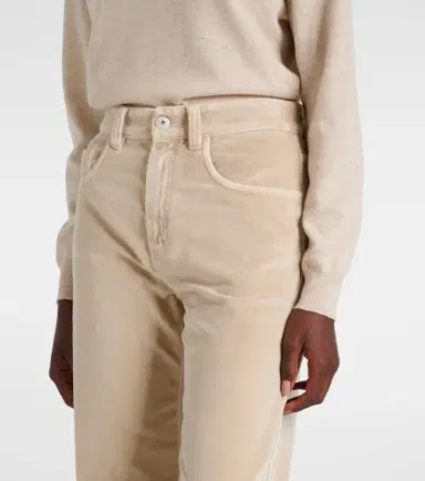 Brunello Cucinelli Dyed cotton wide-leg pants | Thumbnail 6 Brunello Cucinelli Dyed cotton wide-leg pants | Thumbnail 6