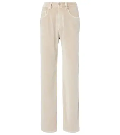 Brunello Cucinelli Dyed cotton wide-leg pants | Thumbnail 1 Brunello Cucinelli Dyed cotton wide-leg pants | Thumbnail 1