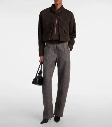 Magda Butrym Suede jacket | Thumbnail 2 Magda Butrym Suede jacket | Thumbnail 2