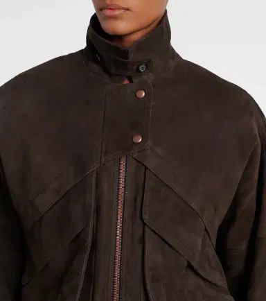Magda Butrym Suede jacket | Thumbnail 4 Magda Butrym Suede jacket | Thumbnail 4