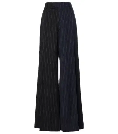 Vetements Pinstripe wool wide-leg pants | Thumbnail 1 Vetements Pinstripe wool wide-leg pants | Thumbnail 1