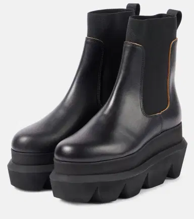 Sacai Leather Chelsea boots | Thumbnail 2 Sacai Leather Chelsea boots | Thumbnail 2