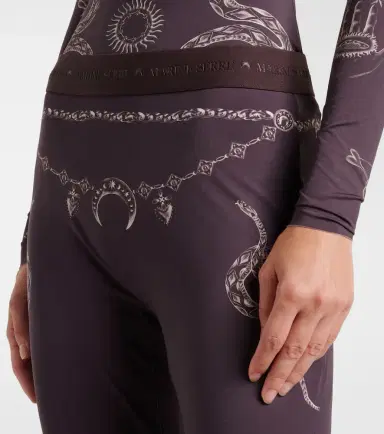 Marine Serre Printed jersey tights | Thumbnail 6 Marine Serre Printed jersey tights | Thumbnail 6