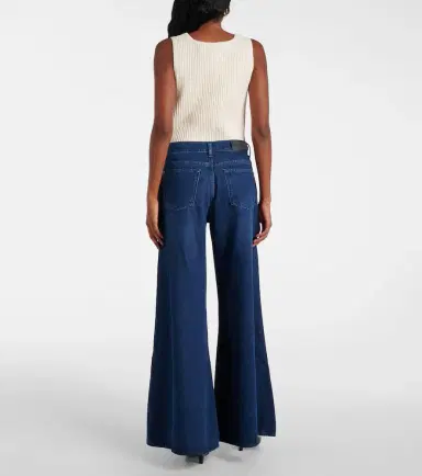 7 For All Mankind Willow Wide high-rise wide-leg jeans | Thumbnail 7 7 For All Mankind Willow Wide high-rise wide-leg jeans | Thumbnail 7