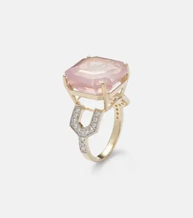Mateo 14kt gold ring with topaz and diamonds | Thumbnail 2 Mateo 14kt gold ring with topaz and diamonds | Thumbnail 2