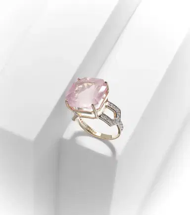 Mateo 14kt gold ring with topaz and diamonds | Thumbnail 3 Mateo 14kt gold ring with topaz and diamonds | Thumbnail 3