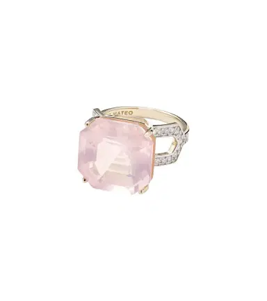 Mateo 14kt gold ring with topaz and diamonds | Thumbnail 1 Mateo 14kt gold ring with topaz and diamonds | Thumbnail 1