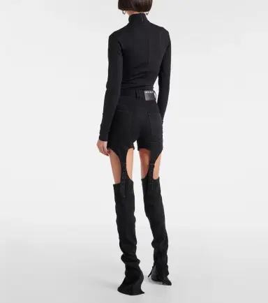 Mugler High-rise cutout skinny jeans | Thumbnail 4 Mugler High-rise cutout skinny jeans | Thumbnail 4