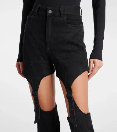 Mugler High-rise cutout skinny jeans | Thumbnail 5 Mugler High-rise cutout skinny jeans | Thumbnail 5